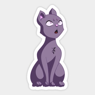 Meowing cat Sticker